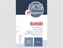 Tablet Screenshot of iks-logistics.de